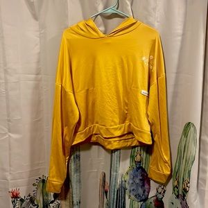 Cozy Hurley Cropped Hooded Pullover w/pockets!